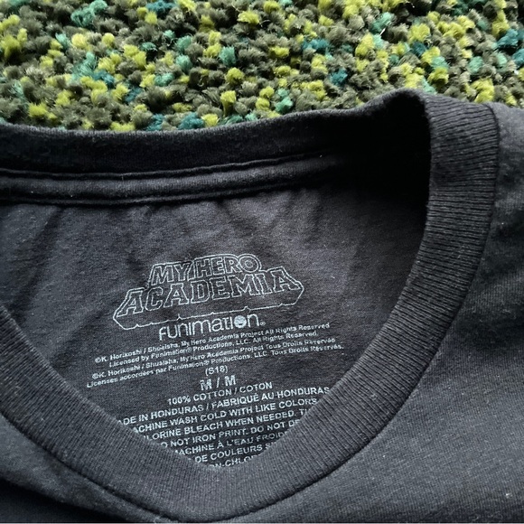 Funimation My Hero Academia Black T (M) - Picture 2 of 5